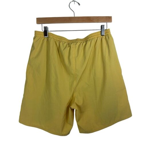 Patagonia Baggies Swim Shorts Trunks Mesh Lined Yellow Vintage 90's Mens M - Picture 2 of 6